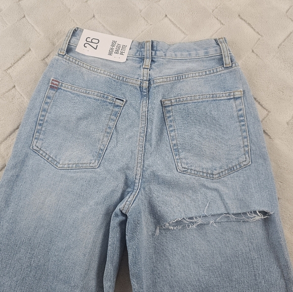 BDG High Rise Baggy Distressed Jeans Womens 26 Blue Denim - Picture 10 of 11